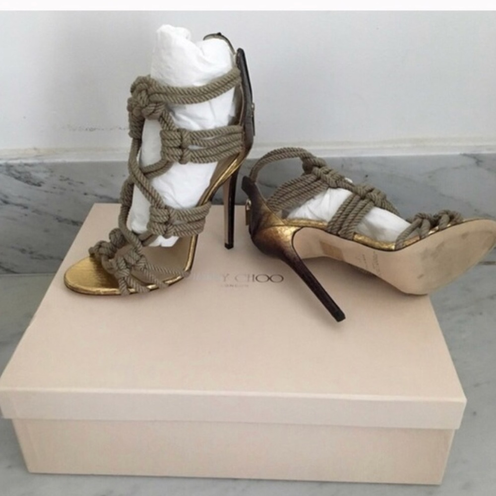 Authentic Jimmy Choo Rope Heels